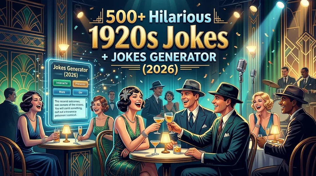 Hilarious 1920s Jokes + Jokes Generator