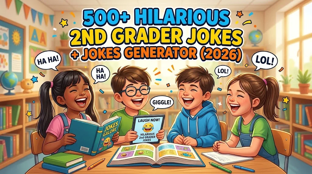 Hilarious 2Nd Grader Jokes + Jokes Generator