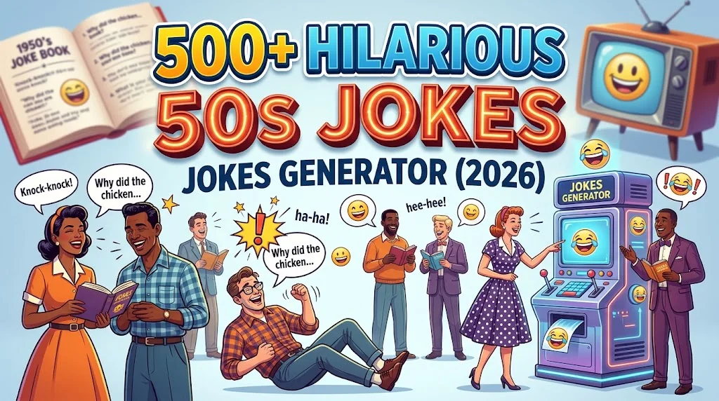 Hilarious 50S Jokes + Jokes Generator