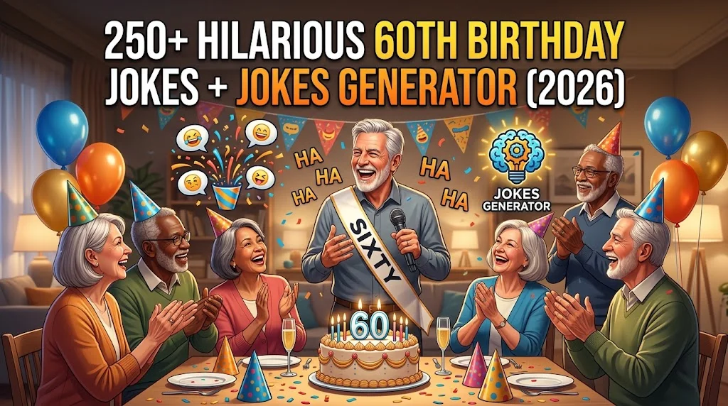 Hilarious 60Th Birthday Jokes + Jokes Generator