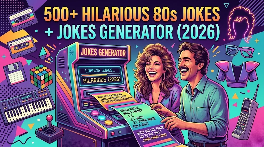 Hilarious 80S Jokes + Jokes Generator