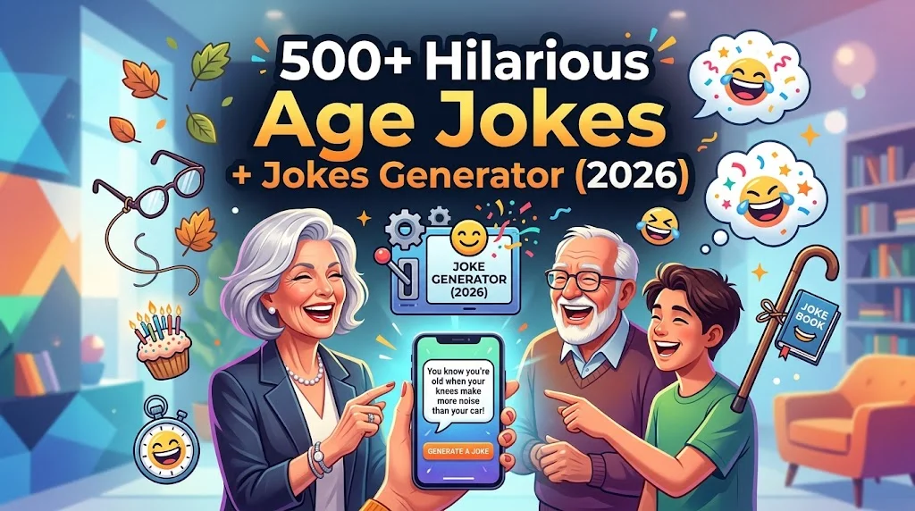 Hilarious Age Jokes + Jokes Generator