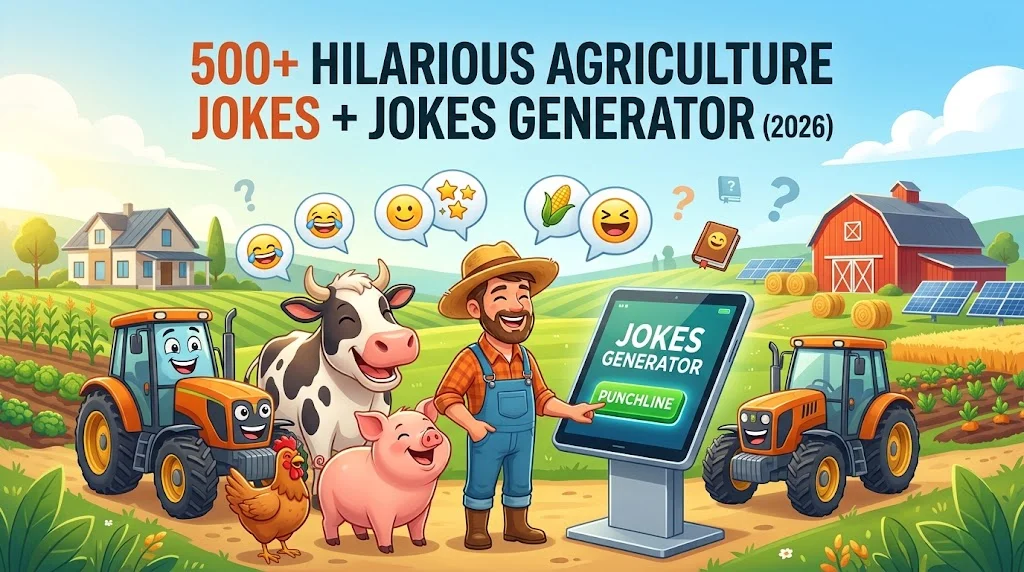 Hilarious Agriculture Jokes + Jokes Generator