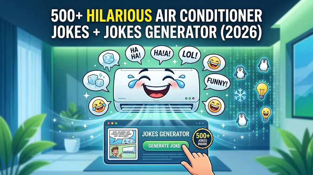 Hilarious Air Conditioner Jokes + Jokes Generator