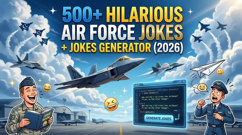 Hilarious Air Force Jokes + Jokes Generator