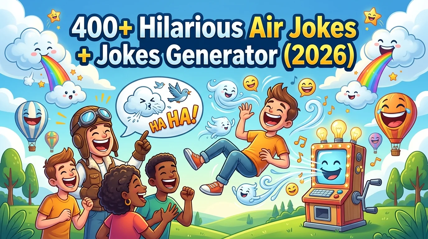 Hilarious Air Jokes + Jokes Generator