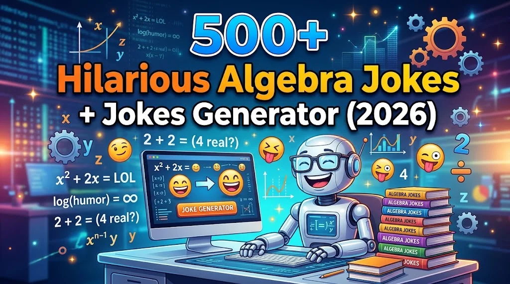 Hilarious Algebra Jokes + Jokes Generator