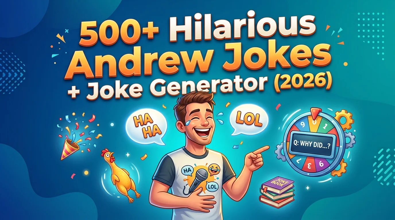 Hilarious Andrew Jokes + Joke Generator