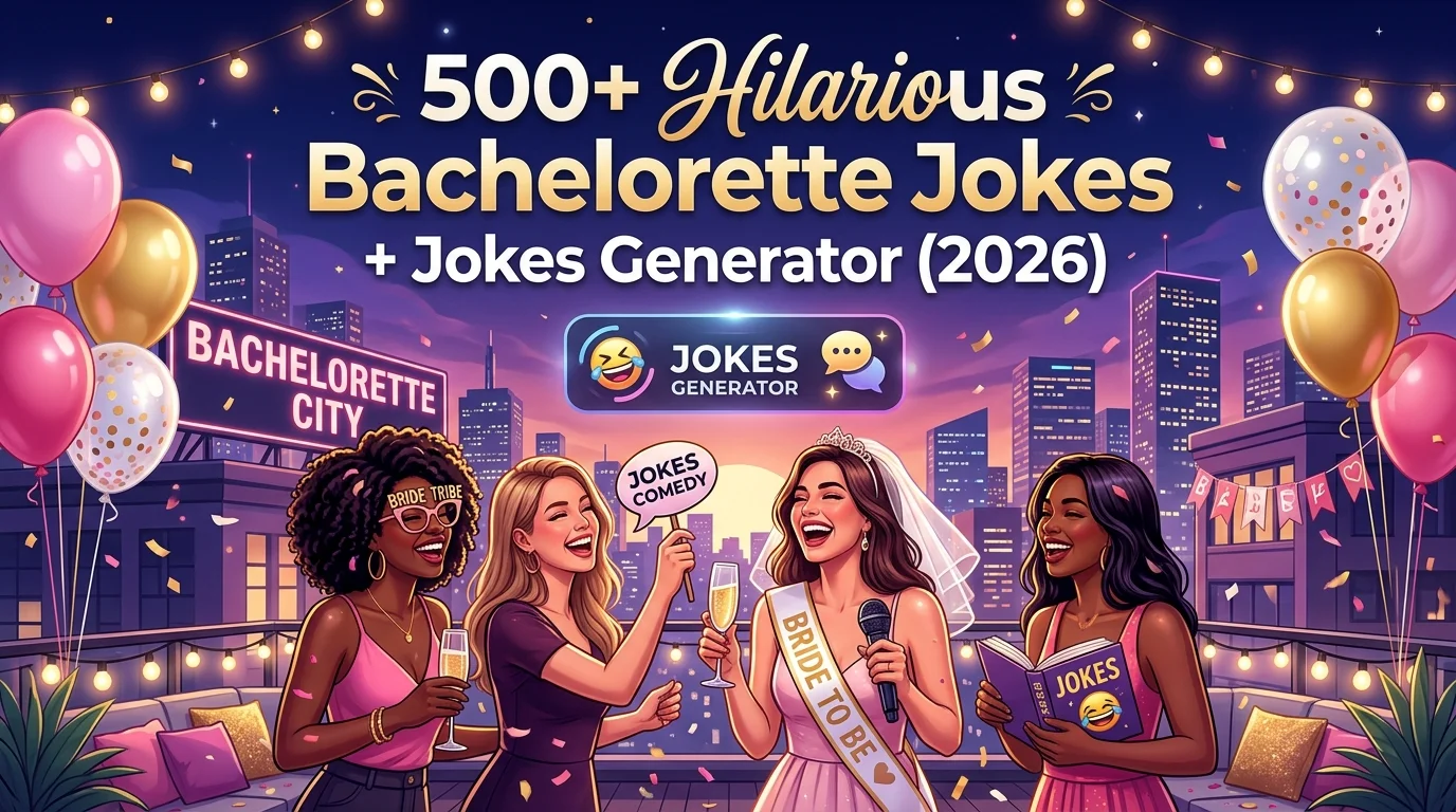 Hilarious Bachelorette Jokes + Jokes Generator