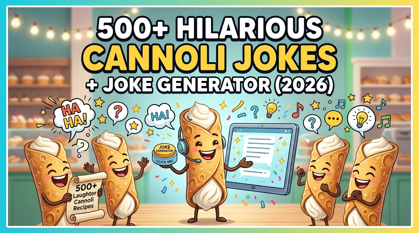 Hilarious Cannoli Jokes + Joke Generator