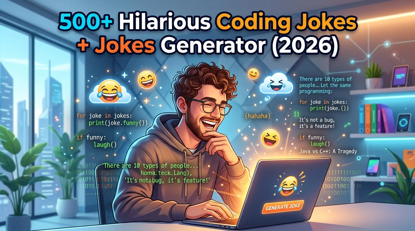 Hilarious Coding Jokes + Jokes Generator