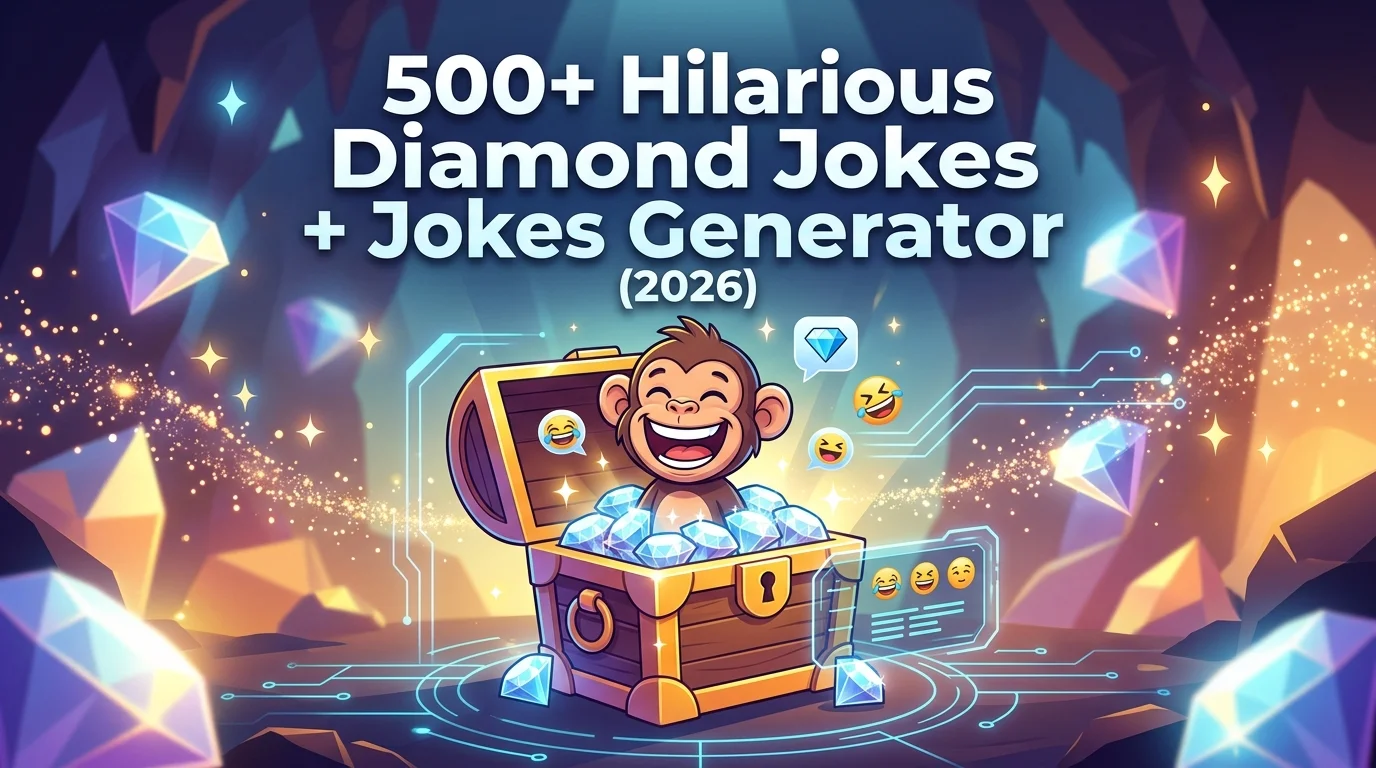 Hilarious Diamond Jokes + Jokes Generator (2026)