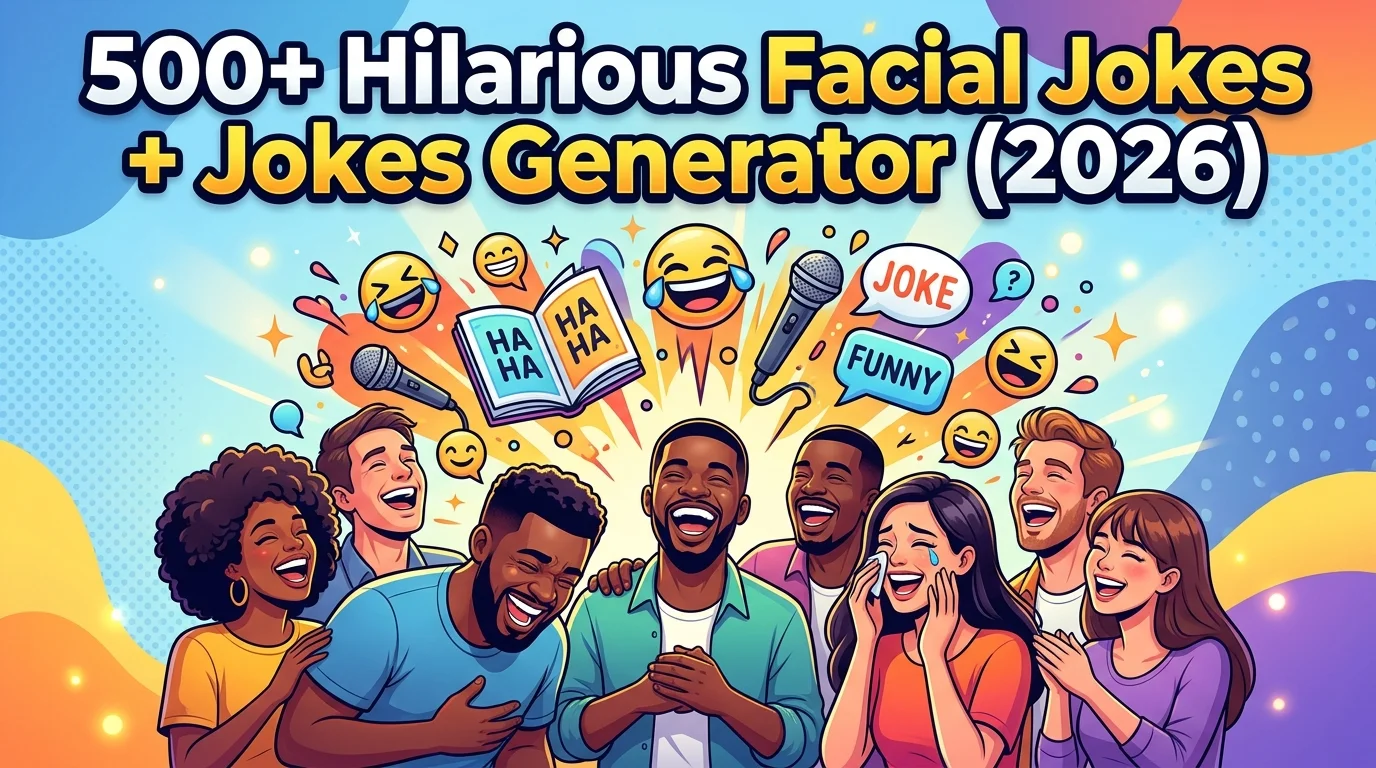 Hilarious Facial Jokes + Jokes Generator