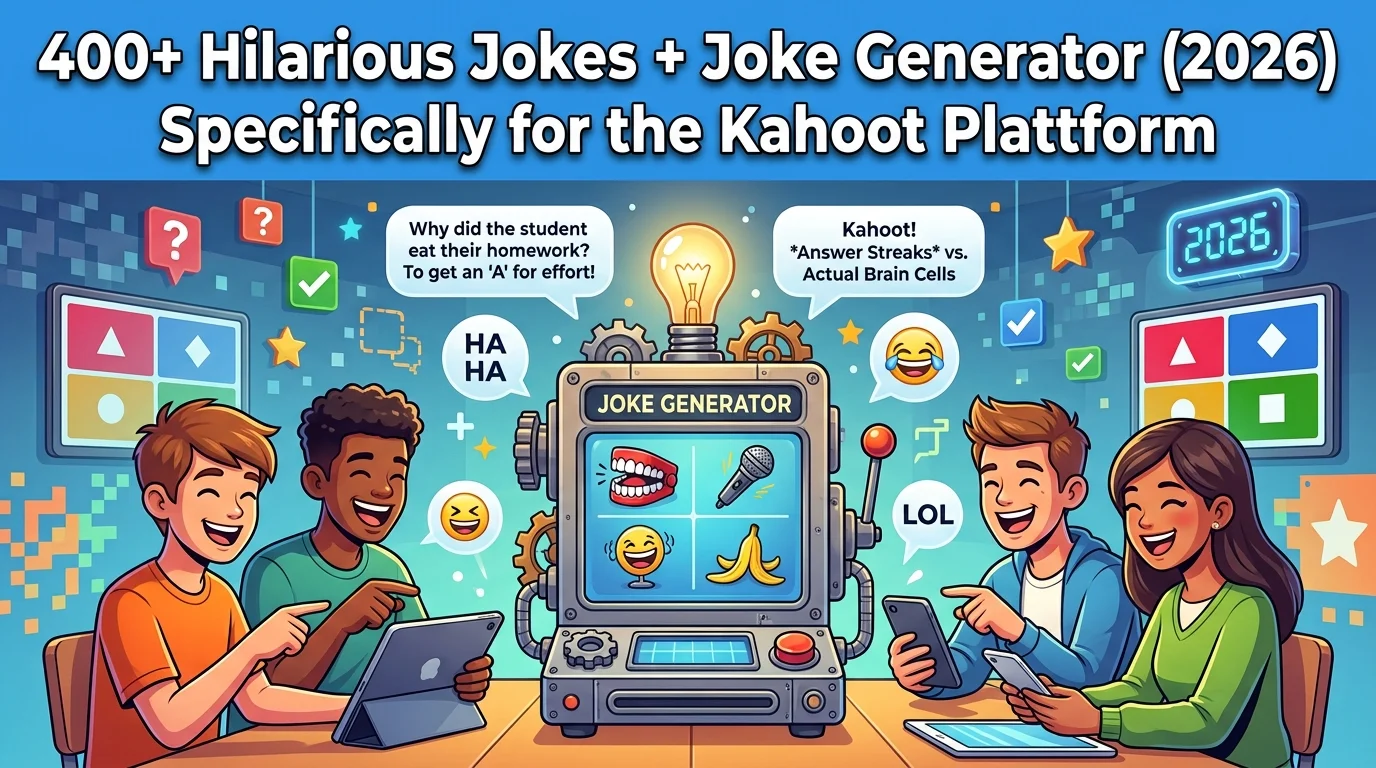 Hilarious Kahoot Jokes + Joke Generator