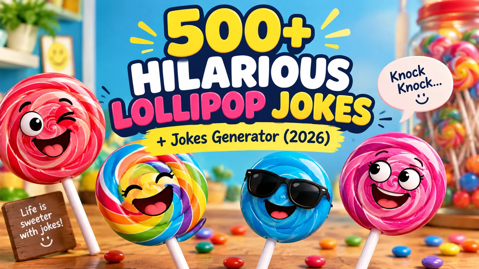 Hilarious Lollipop Jokes + Jokes Generator