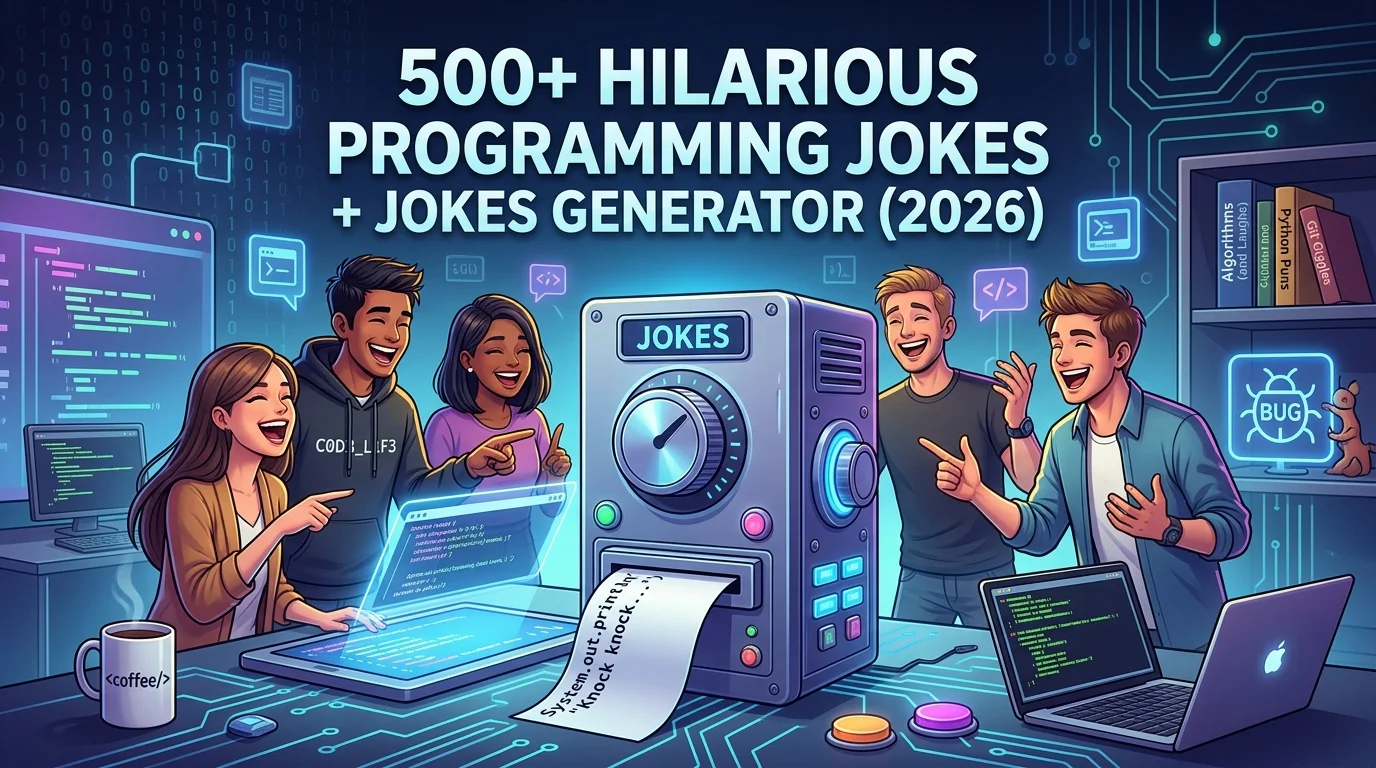 Hilarious Programming Jokes + Jokes Generator