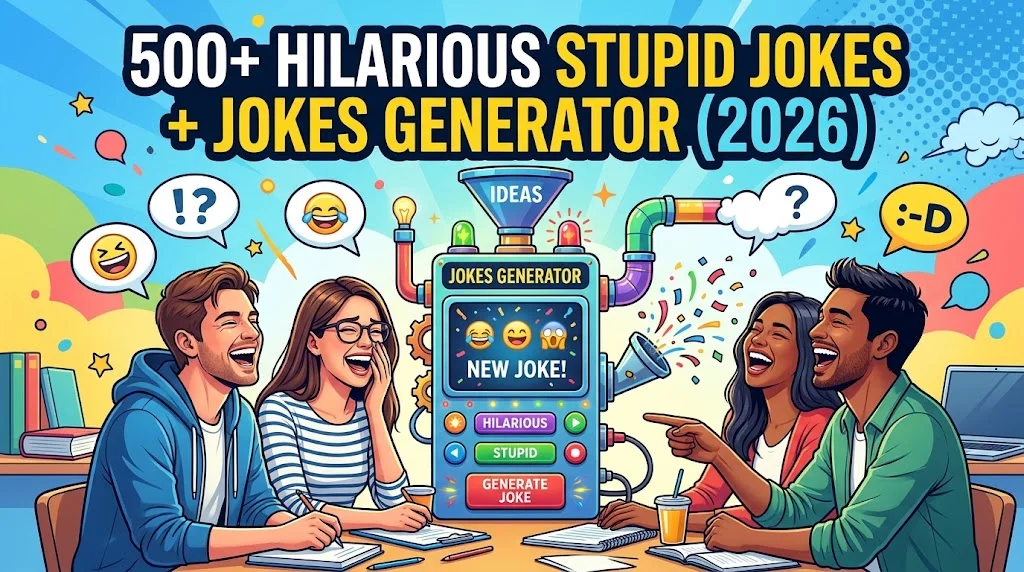 Hilarious Stupid Jokes + Jokes Generator