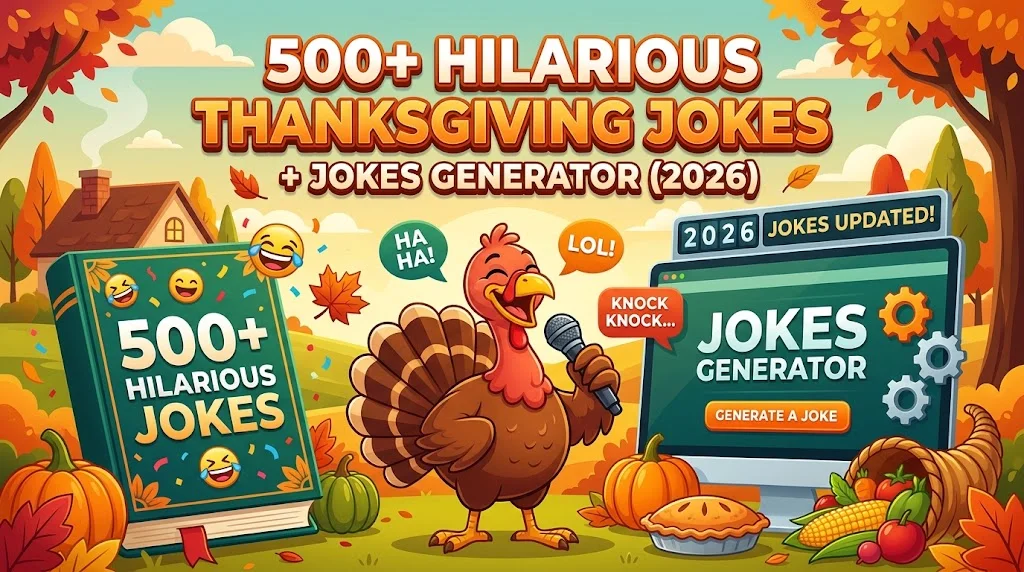 Hilarious Thanksgiving Jokes + Jokes Generator
